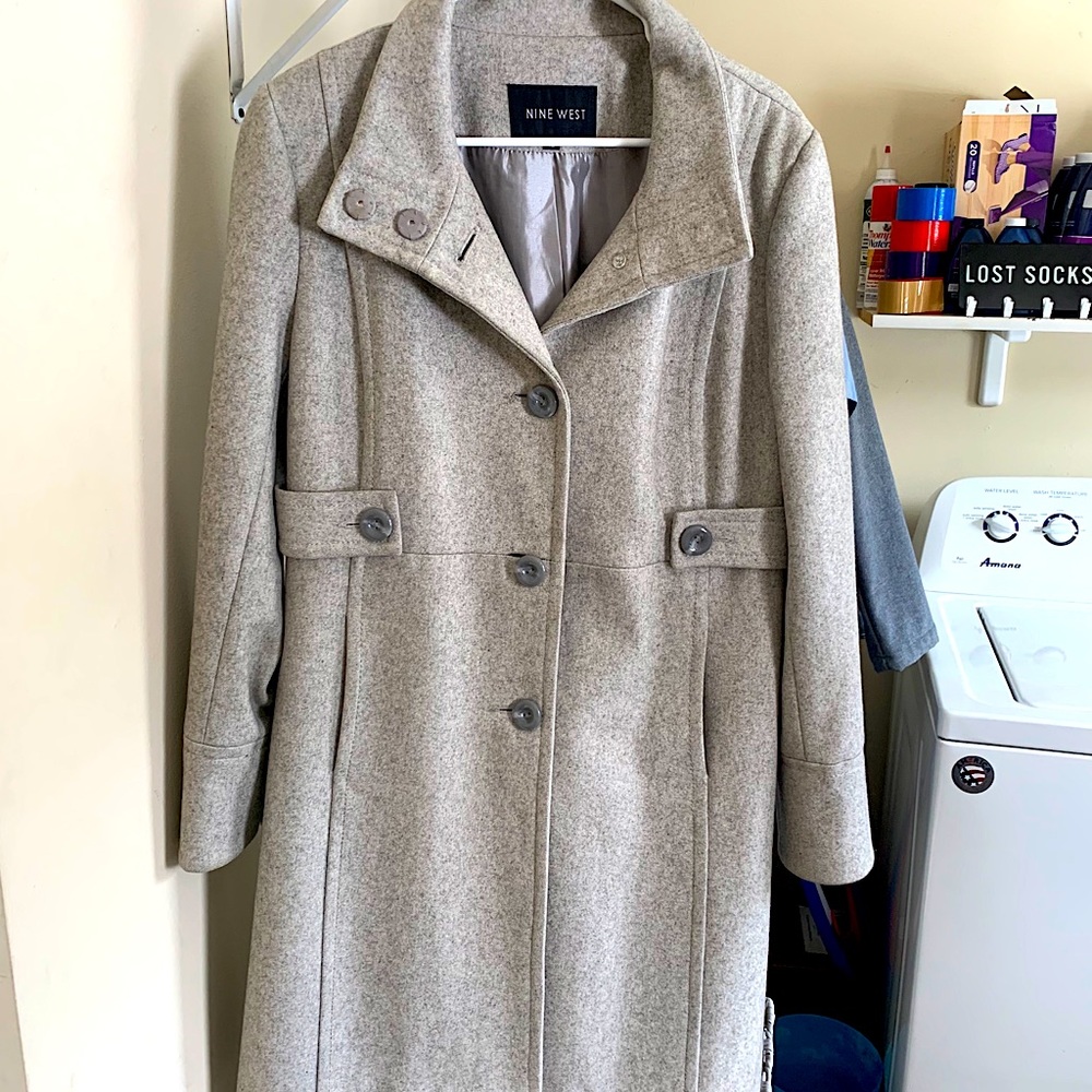 WOMENS Nine West Wool Trench coat